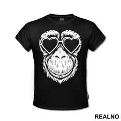 Monkey Wearing Heart Glasses - Životinje