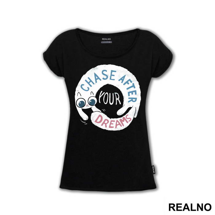 Chase After Your Dreams Cat Tail - Humor