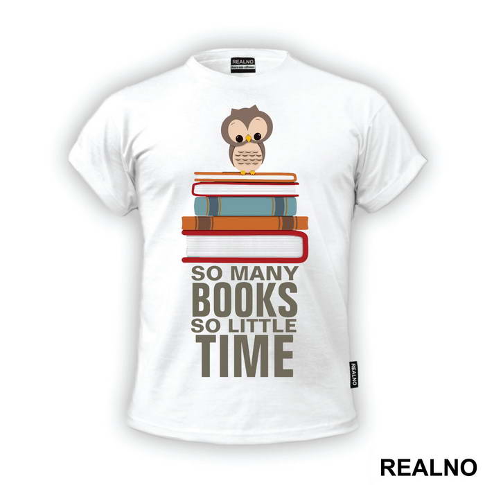 So Many Books So Little Time Owl - Geek