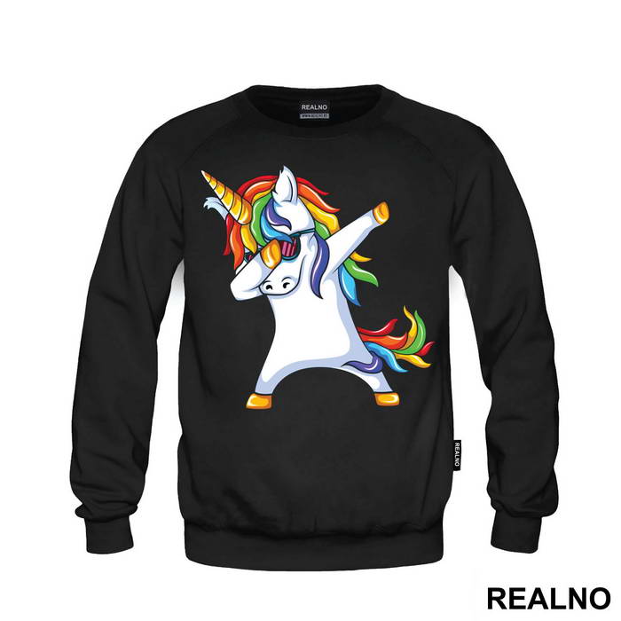Rainbow Dab - Unicorn - Jednorog
