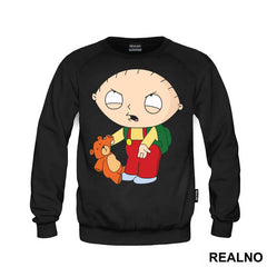 Stewie Holding A Teddy Bear - Family Guy