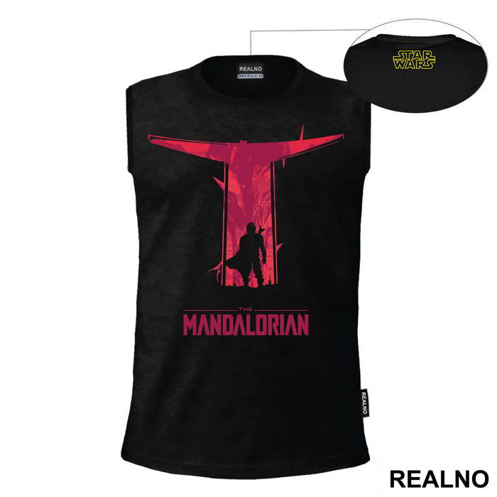 Red Helmet - Double Exposure - Mandalorian - Star Wars