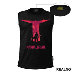 Red Helmet - Double Exposure - Mandalorian - Star Wars