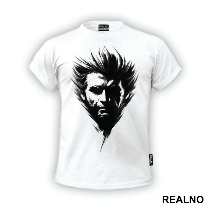Face In The Shadow Illustration - Wolverine
