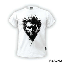 Face In The Shadow Illustration - Wolverine
