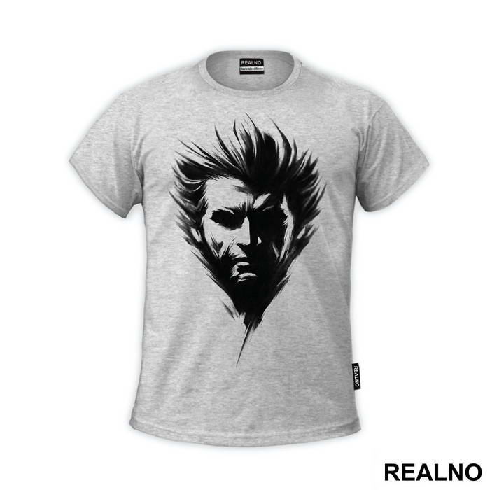 Face In The Shadow Illustration - Wolverine