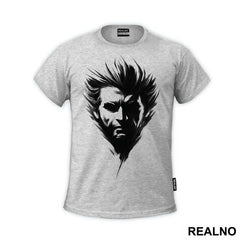Face In The Shadow Illustration - Wolverine