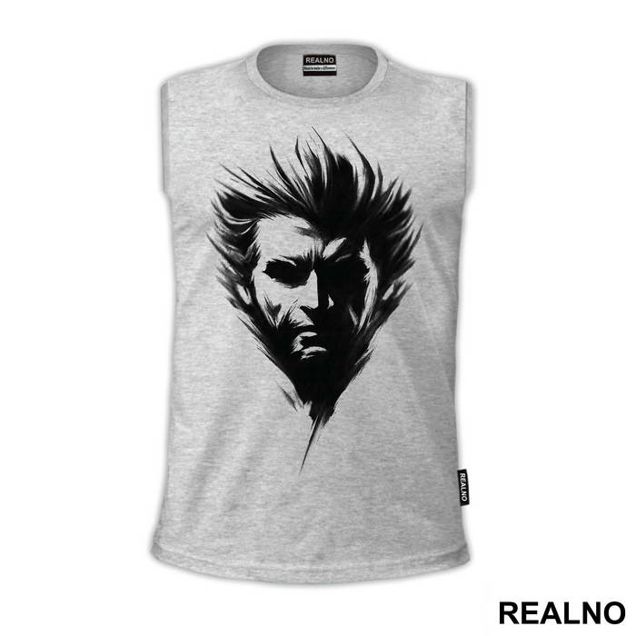 Face In The Shadow Illustration - Wolverine