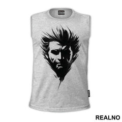 Face In The Shadow Illustration - Wolverine