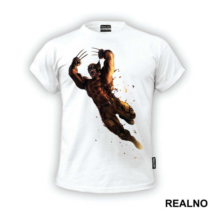 Jumping Into Action - Wolverine