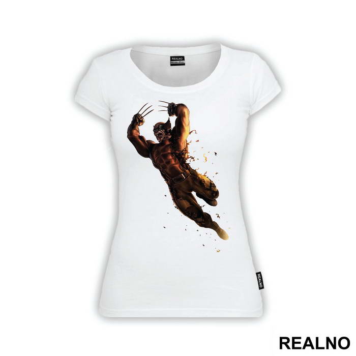 Jumping Into Action - Wolverine