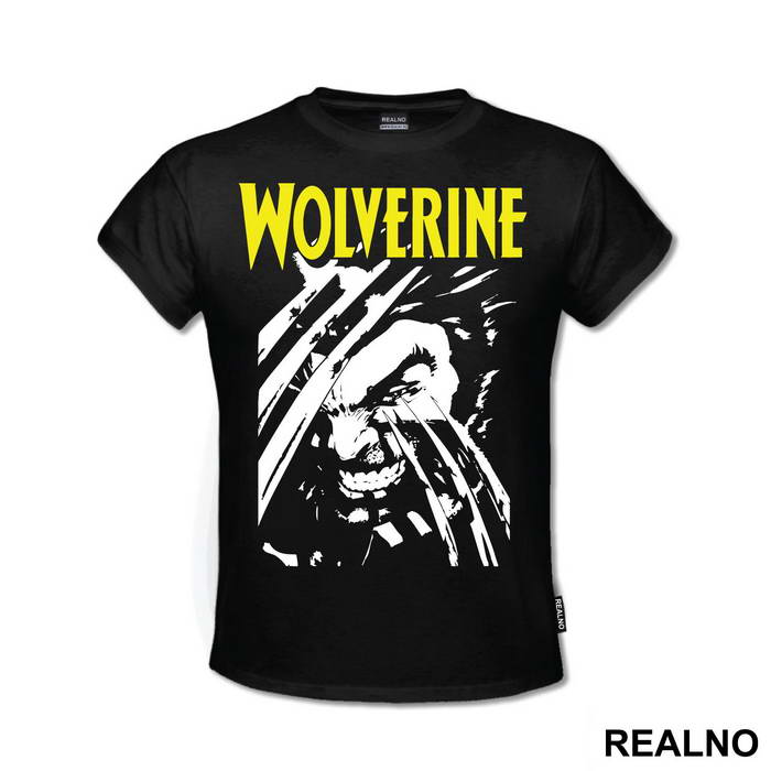 Face And Yellow Logo - Wolverine