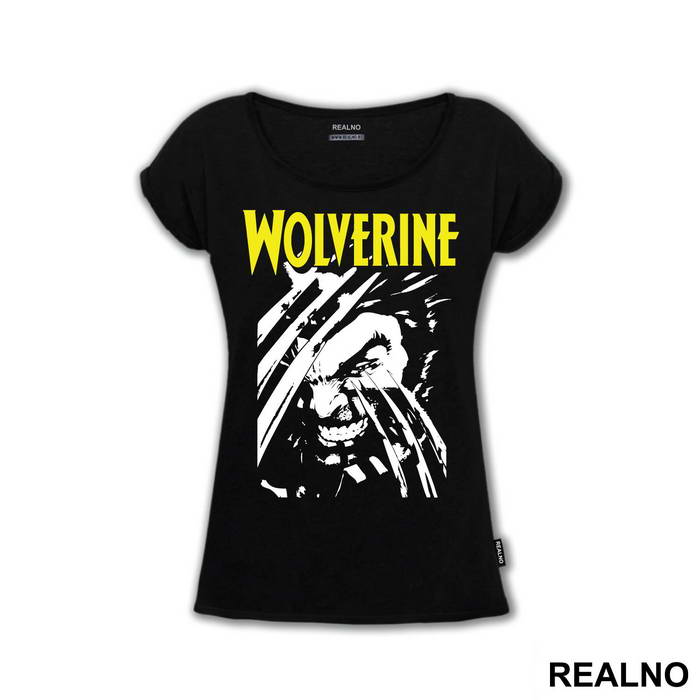 Face And Yellow Logo - Wolverine