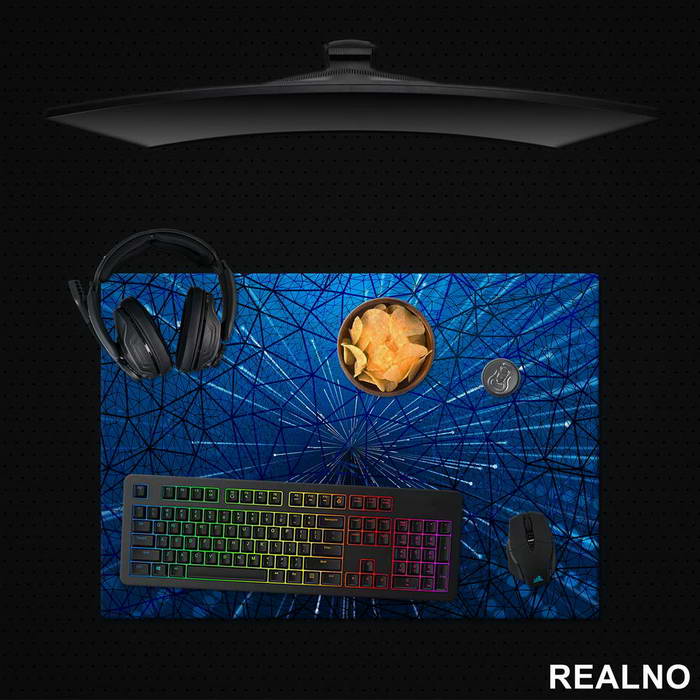 Blue Net - Art - Podmetač za sto