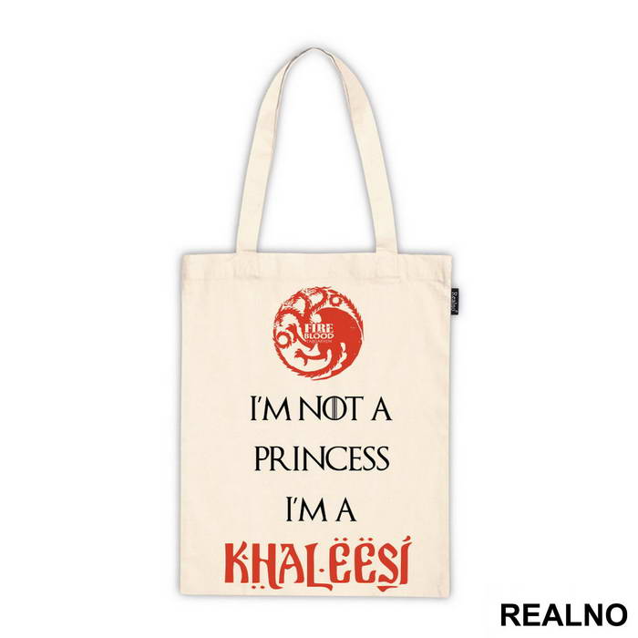 I Am Not Princess I'm Khaleesi Red - House Targaryen - Game Of Thrones - GOT - Majica