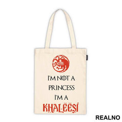 I Am Not Princess I'm Khaleesi Red - House Targaryen - Game Of Thrones - GOT - Majica