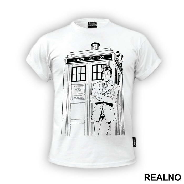 Black And White Art - Doctor Who - DW