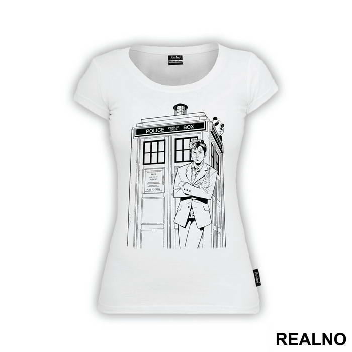 Black And White Art - Doctor Who - DW