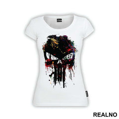 Color Splash Skull Logo - Punisher