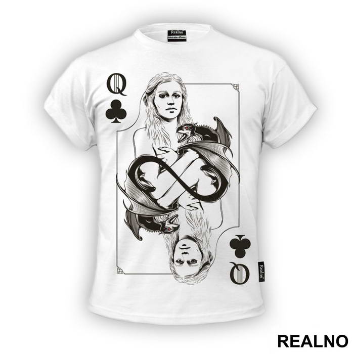 Khaleesi Queen Black Card - House Targaryen - Game Of Thrones - GOT - Majica
