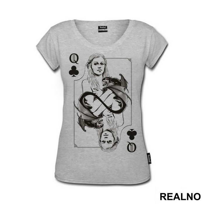 Khaleesi Queen Black Card - House Targaryen - Game Of Thrones - GOT - Majica