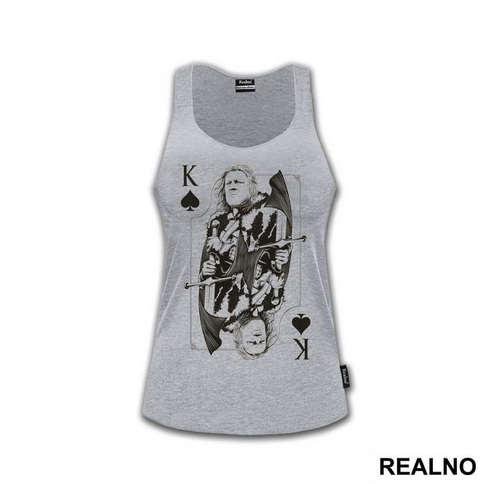 Ned Stark King Black Card - House Stark - Game Of Thrones - GOT - Majica