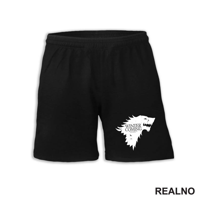 Winter Is Coming Black Dire Wolf Sigil - House Stark - Game Of Thrones - GOT - Majica