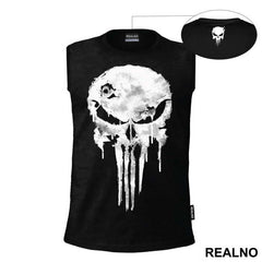 Dripping Paint Skull Logo - Punisher