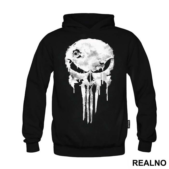 Dripping Paint Skull Logo - Punisher