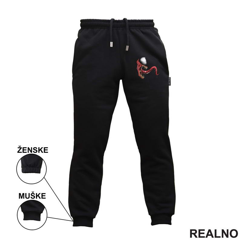 OUTLET Crna ženska trenerka veličine M - VEN - 2081 - T