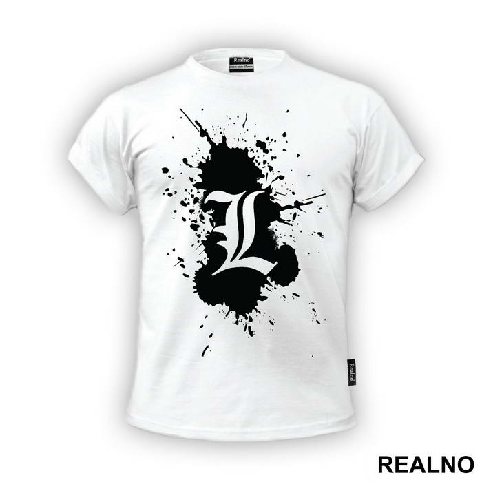 Splasing L Black - Death Note