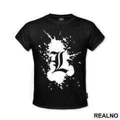 Splasing L Black - Death Note