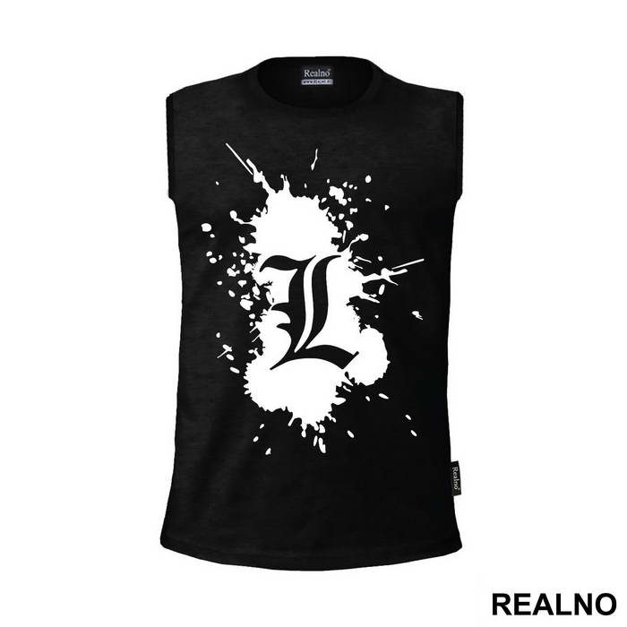 Splasing L Black - Death Note