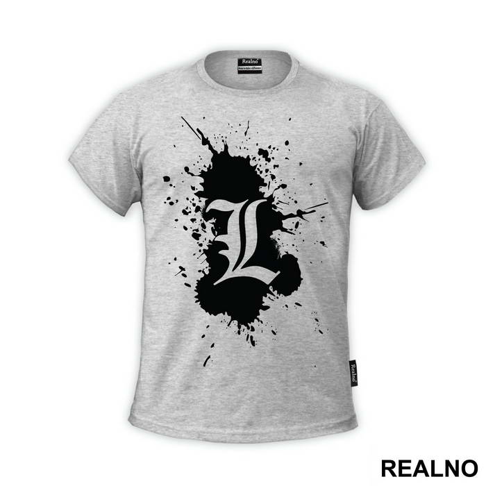 Splasing L Black - Death Note