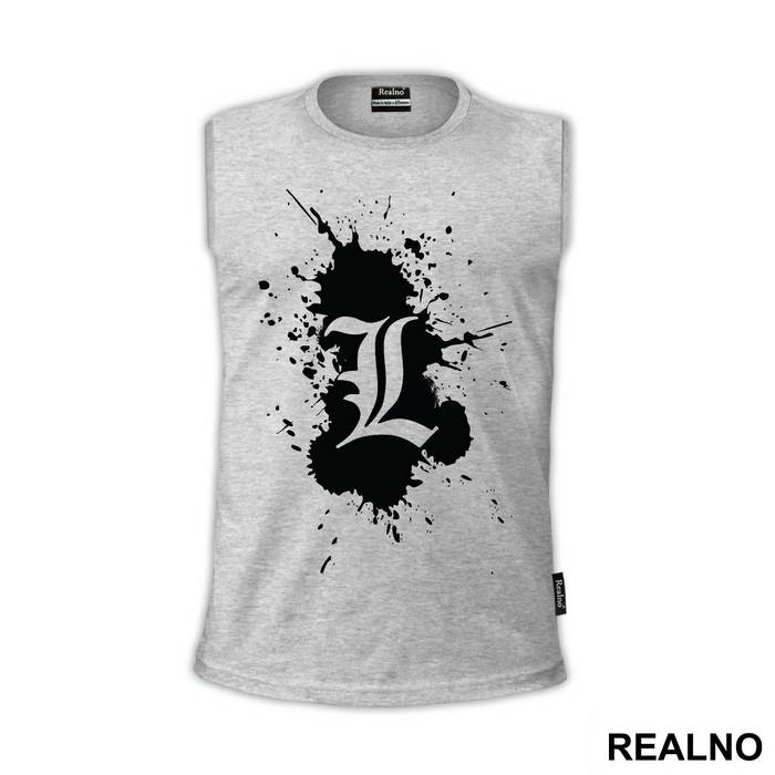 Splasing L Black - Death Note