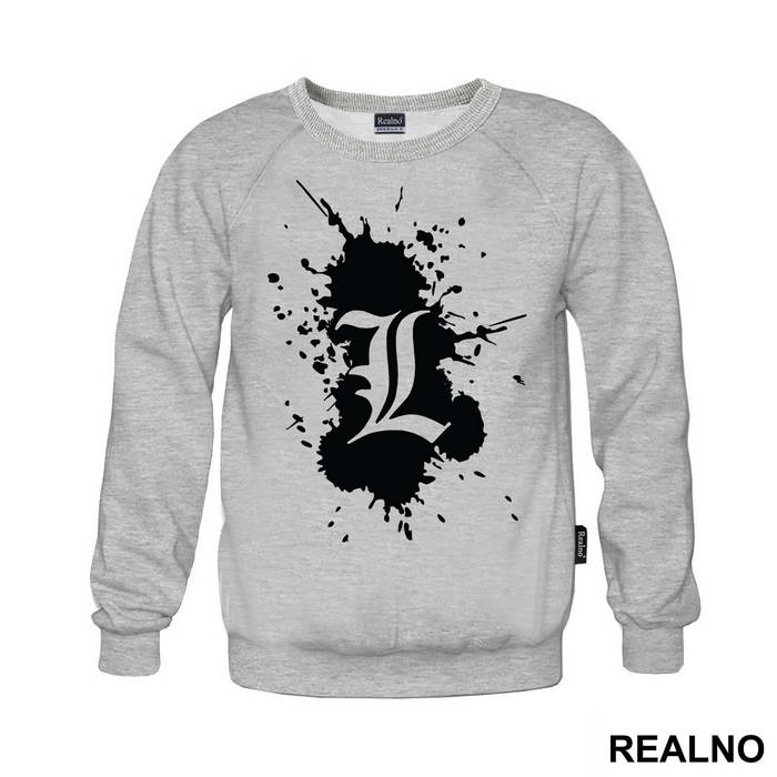 Splasing L Black - Death Note