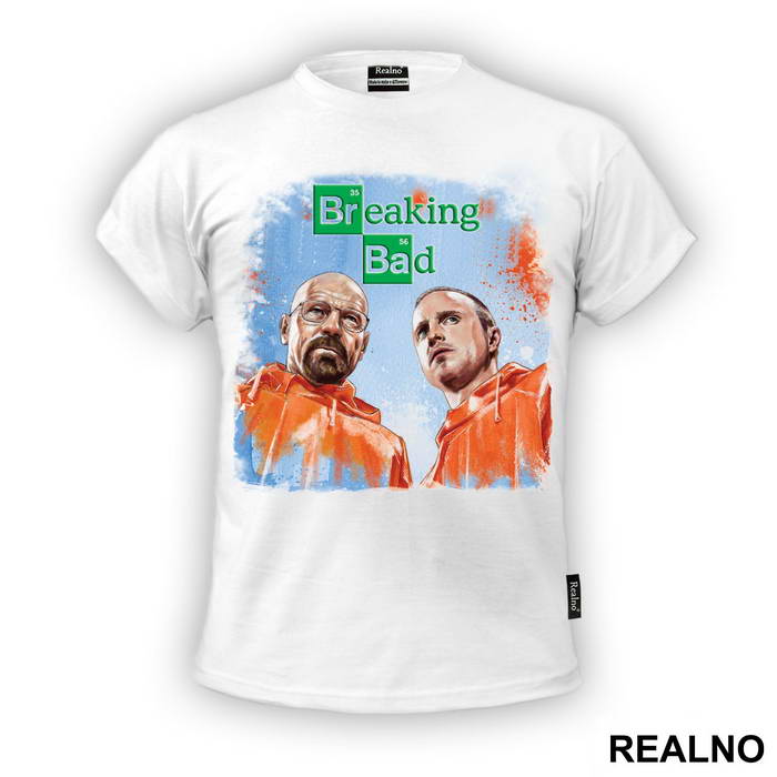 Drawing Blue And Orange - Breaking Bad - Majica