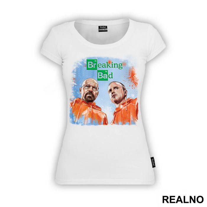 Drawing Blue And Orange - Breaking Bad - Majica