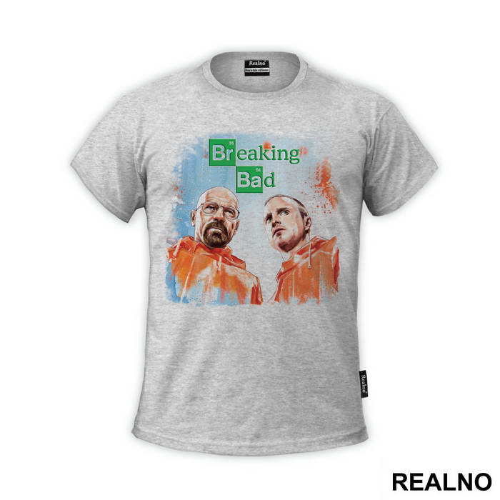 Drawing Blue And Orange - Breaking Bad - Majica