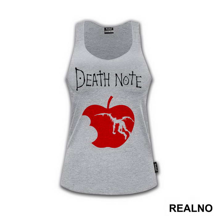 Red Apple And Logo - Death Note