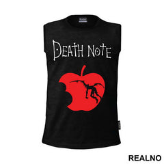 Red Apple And Logo - Death Note