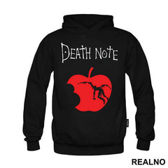 Red Apple And Logo - Death Note