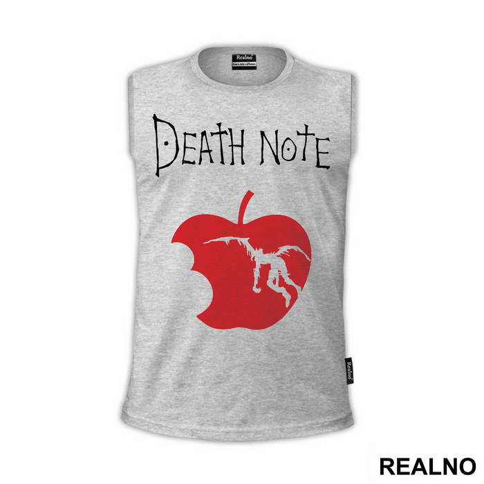 Red Apple And Logo - Death Note