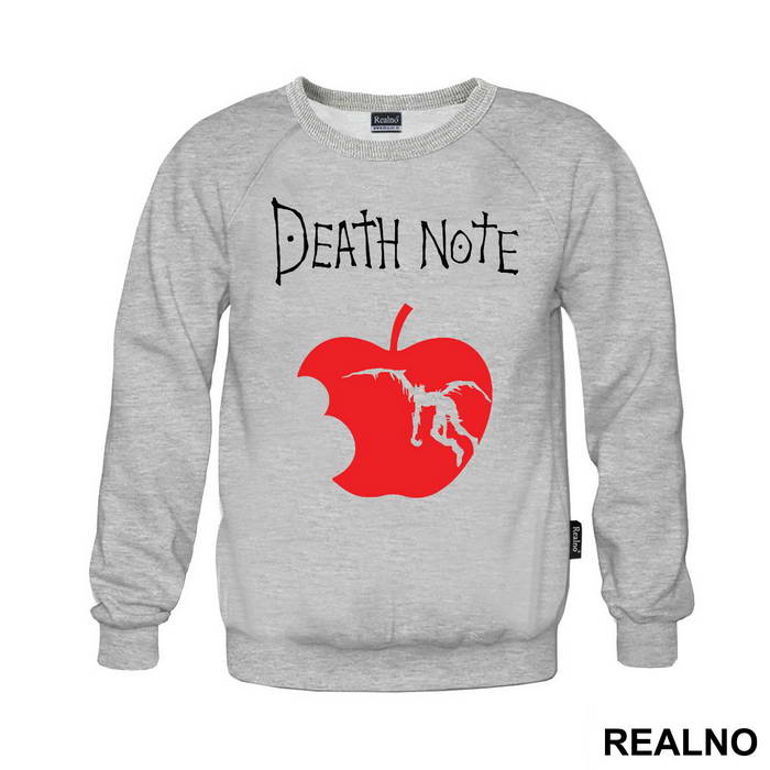 Red Apple And Logo - Death Note