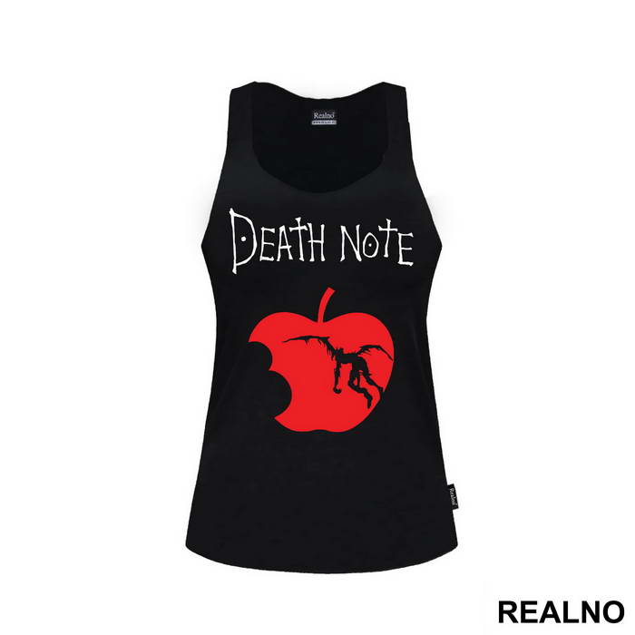 Red Apple And Logo - Death Note
