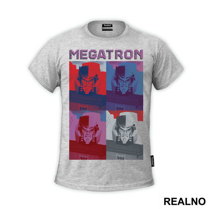 Megatron Retro Art - Transformers - Majica