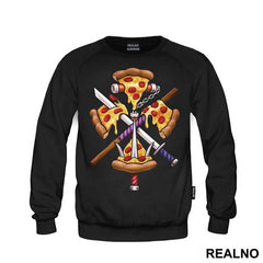 Pizza Slices And Weapons - Nindža Kornjače