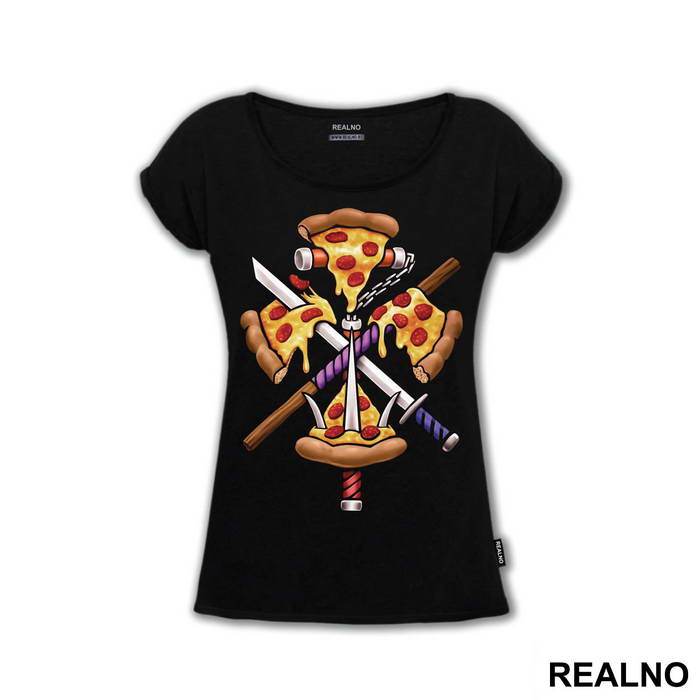Pizza Slices And Weapons - Nindža Kornjače