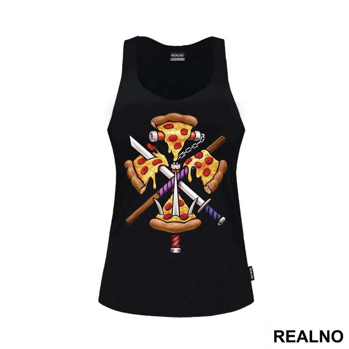 Pizza Slices And Weapons - Nindža Kornjače