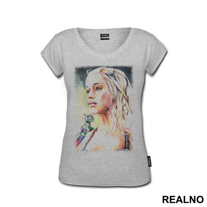 Khaleesi - Drawing - House Targaryen - Game Of Thrones - GOT - Majica